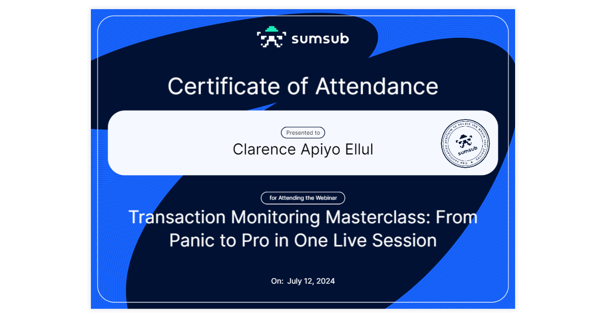 Clarence Apiyo Ellul | Transaction Monitoring Masterclass: From Panic ...