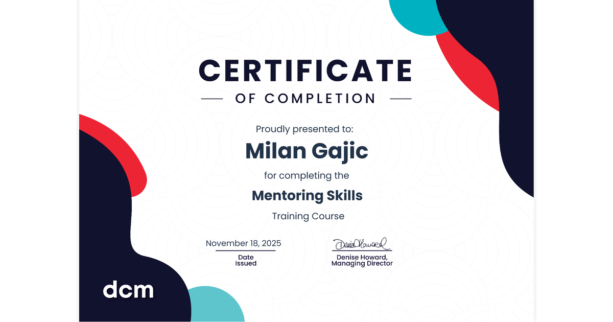 Milan Gajic | DCM Learning 1 Day Courses | DCM Learning via Hyperstack